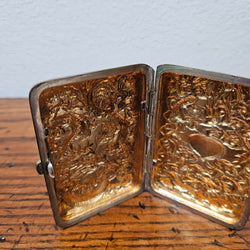 Antique Ornate Chinese Export Silver Card/Cigarette Case | Antique & Vintage | Moonee Ponds Antiques | Australia Wide Delivery