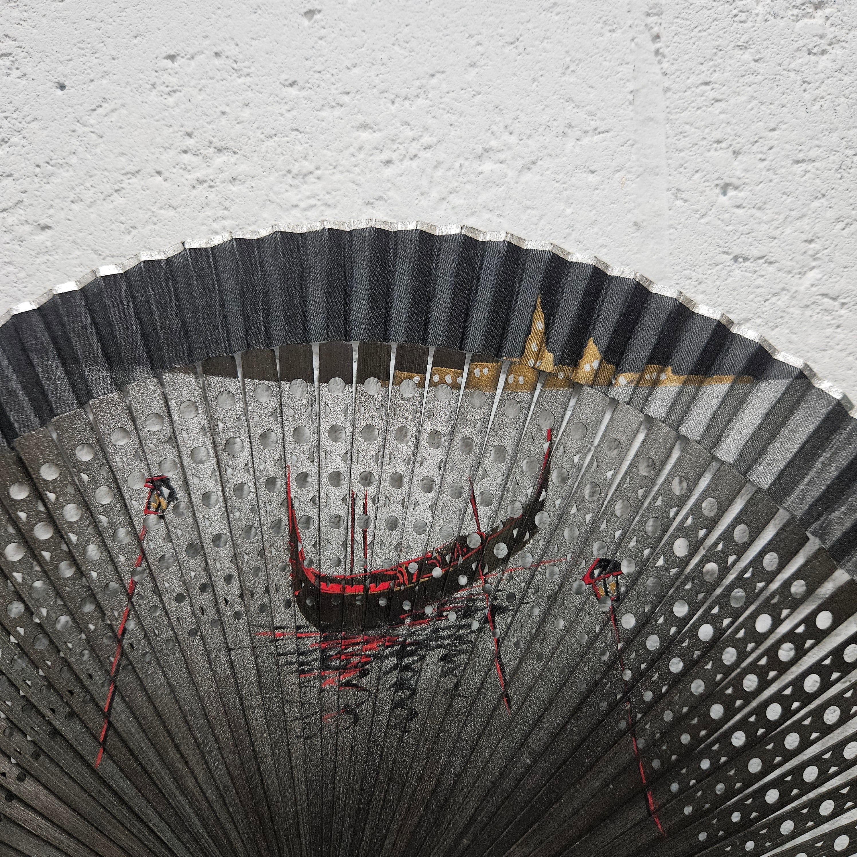 Painted Vintage Fan | Antique & Vintage | Moonee Ponds Antiques | Australia Wide Delivery
