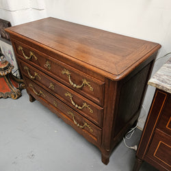 Louis XVth Style Oak Chest of Drawers Moonee Ponds Antiques