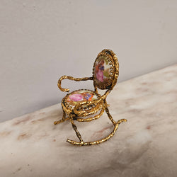Vintage Limoges Miniature Chair | Antique & Vintage | Moonee Ponds Antiques | Australia Wide Delivery