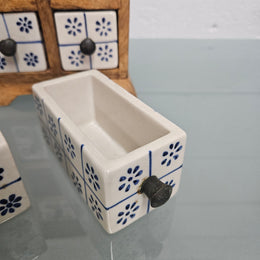 Vintage Hand Made Spice Drawers