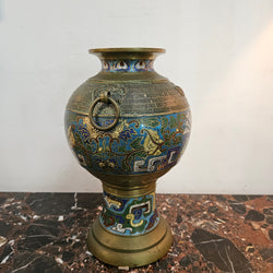 Unusual 19th Century Cloisonné Vase | Antique & Vintage | Moonee Ponds Antiques | Australia Wide Delivery