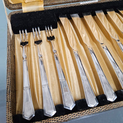 Silver Plated Fish Set in Original Box | Antique & Vintage | Moonee Ponds Antiques | Australia Wide Delivery