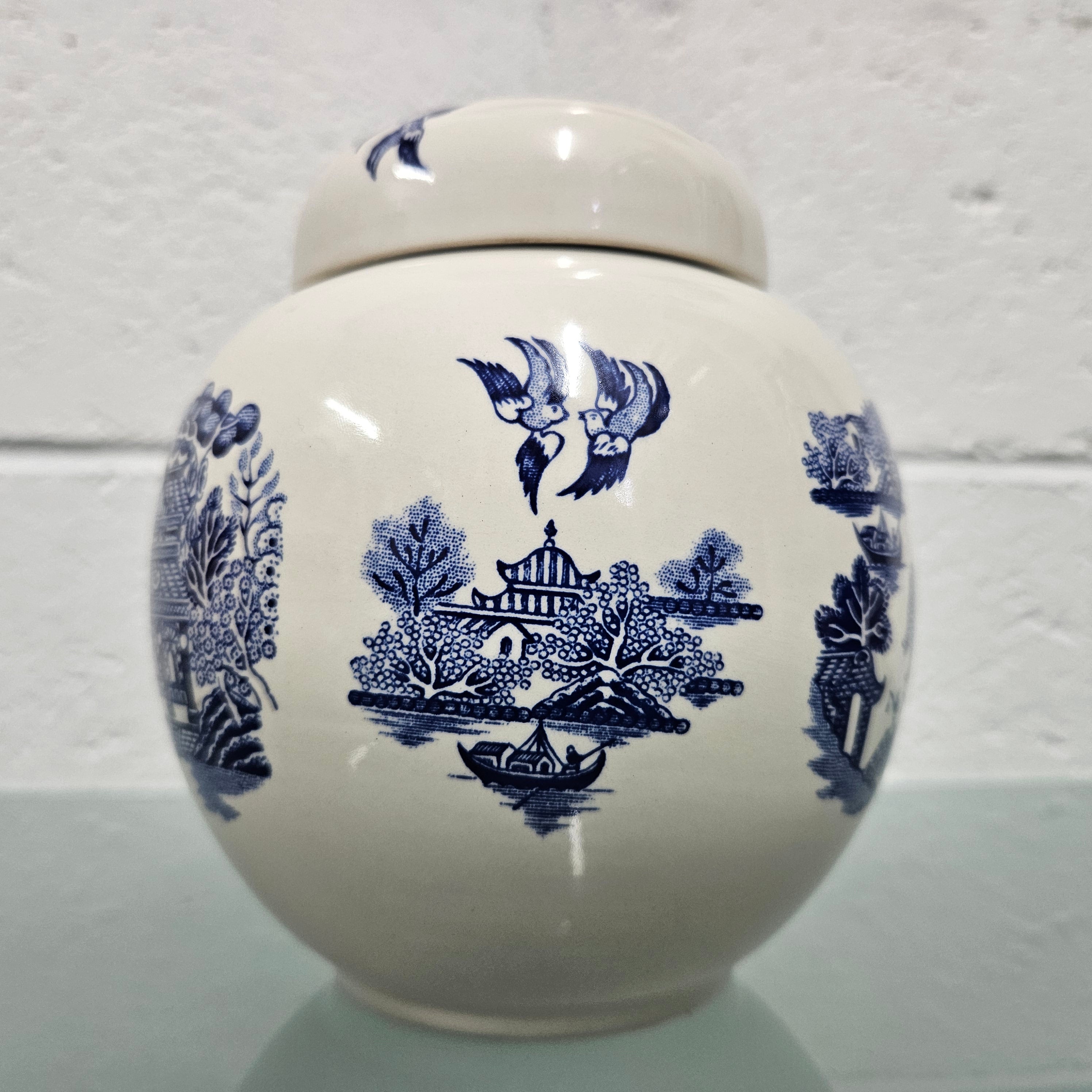 Willow Patterned English Ginger Jar | Antique & Vintage | Moonee Ponds Antiques | Australia Wide Delivery