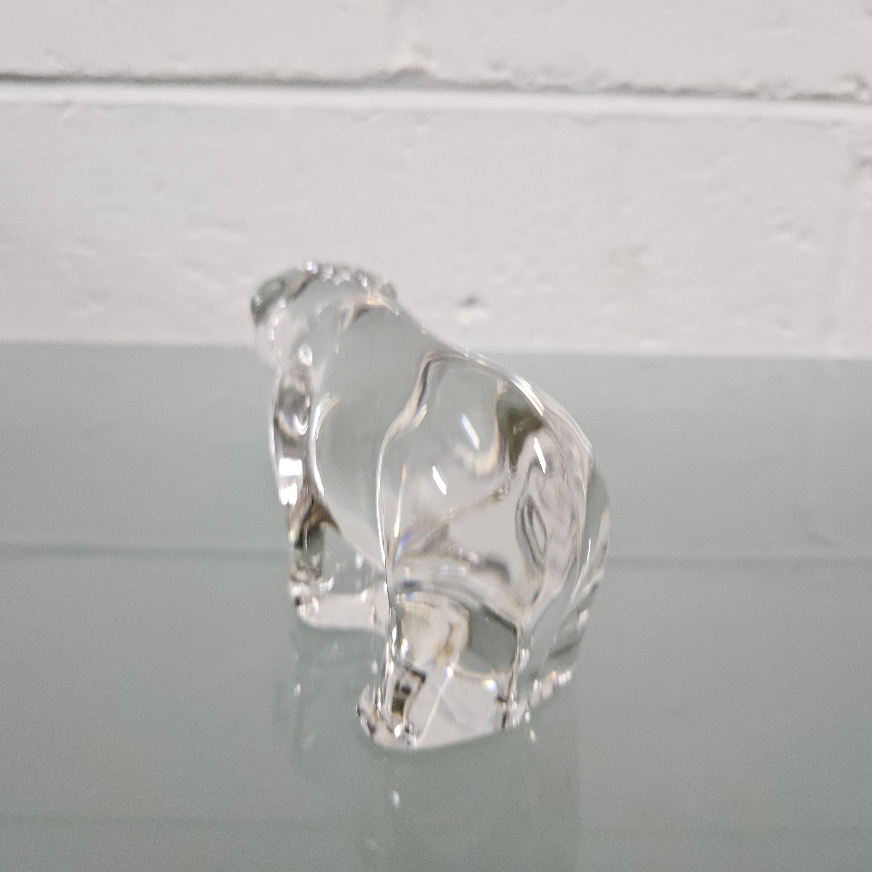 Vileroy & Boch Crystal Bear Paperweight | Antique & Vintage | Moonee Ponds Antiques | Australia Wide Delivery