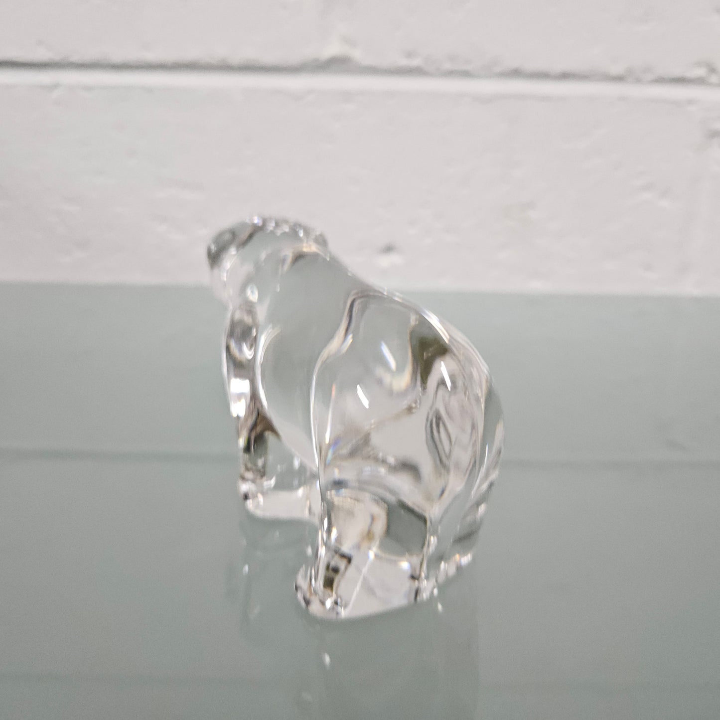 Vileroy & Boch Crystal Bear Paperweight