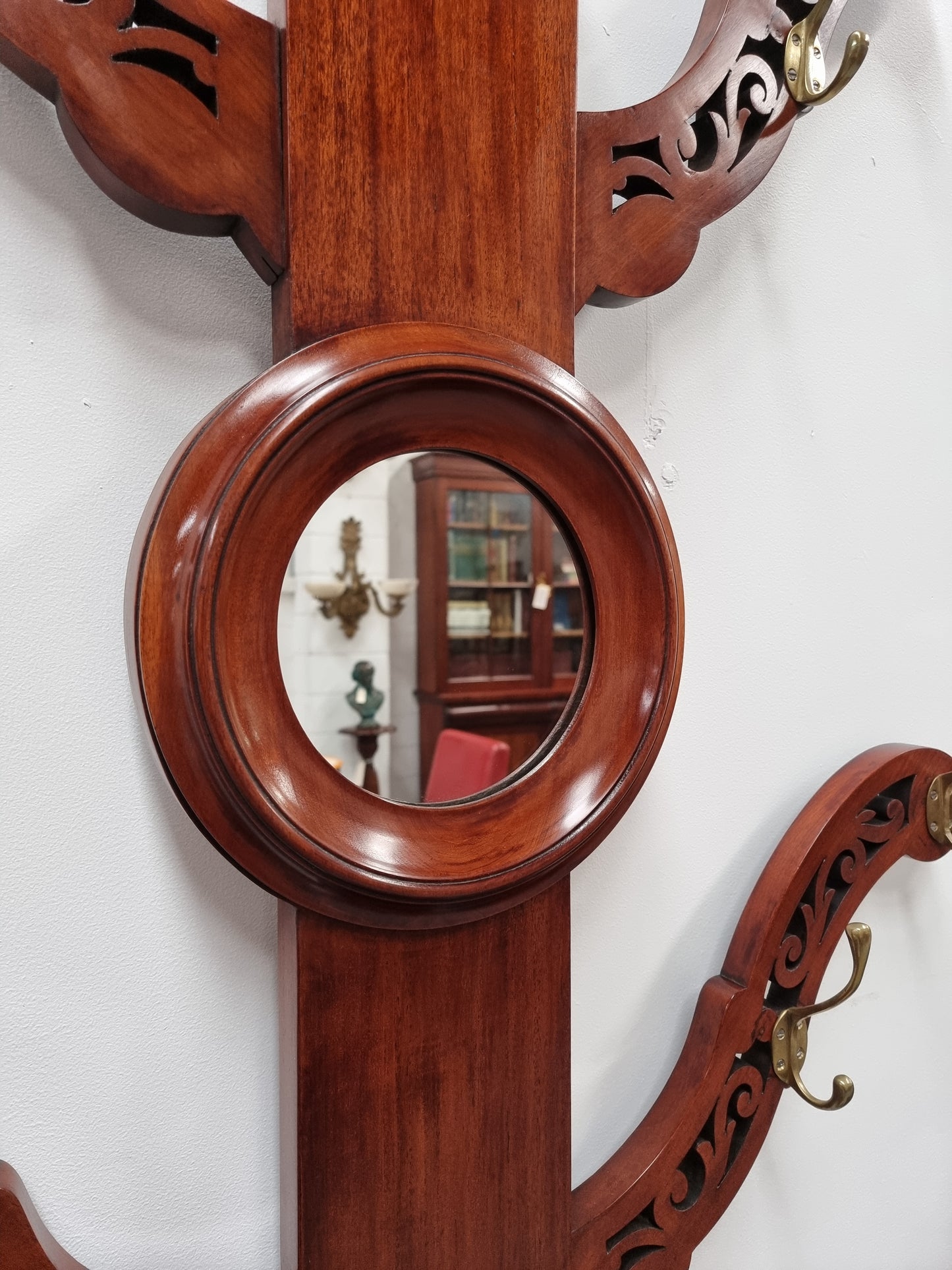 Mid Victorian Mahogany Tree Shaped Hall Stand