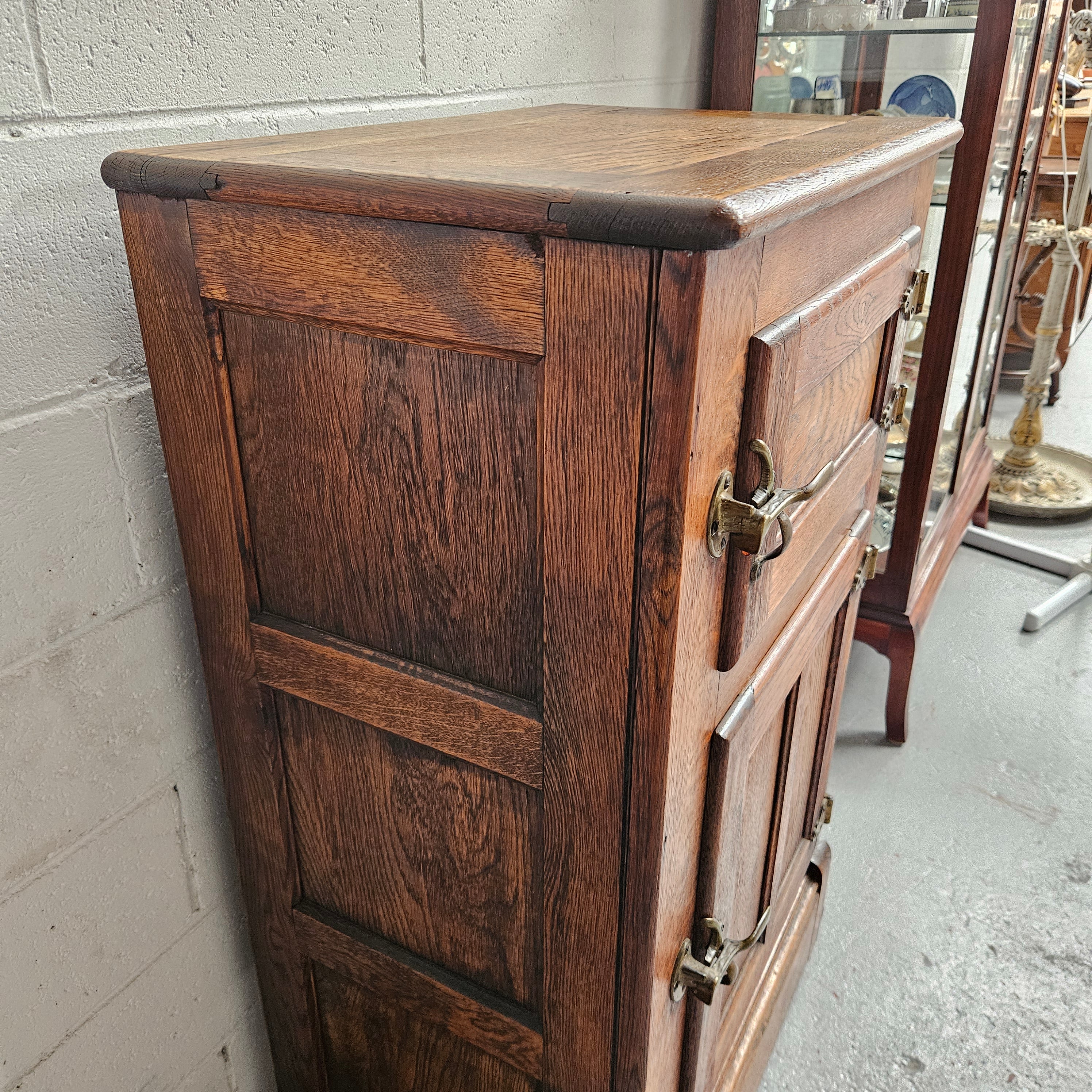 Vintage Oak Ice Chest | Antique & Vintage | Moonee Ponds Antiques | Australia Wide Delivery