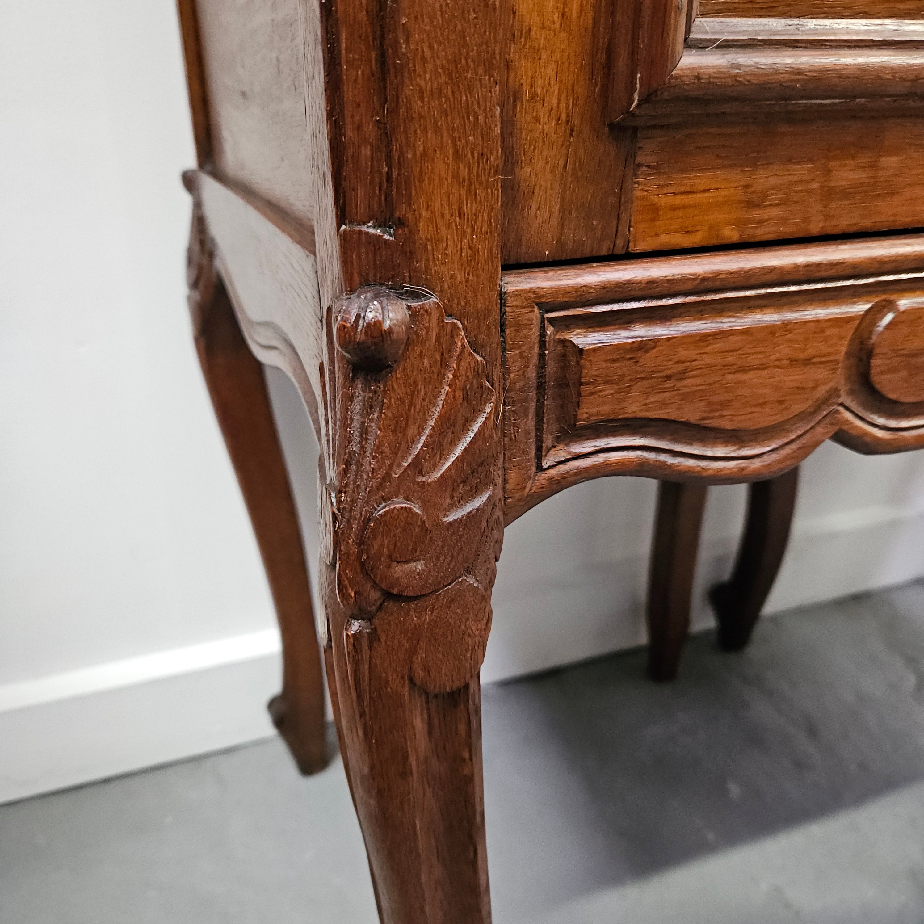 Rare Pair of Antique French Louis XV Style Wooden Top Bedsides | Antique & Vintage | Moonee Ponds Antiques | Australia Wide Delivery