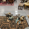 Vintage Carved Giltwood, Painted Blackamoor Glass Topped Coffee Table | Antique & Vintage | Moonee Ponds Antiques | Australia Wide Delivery
