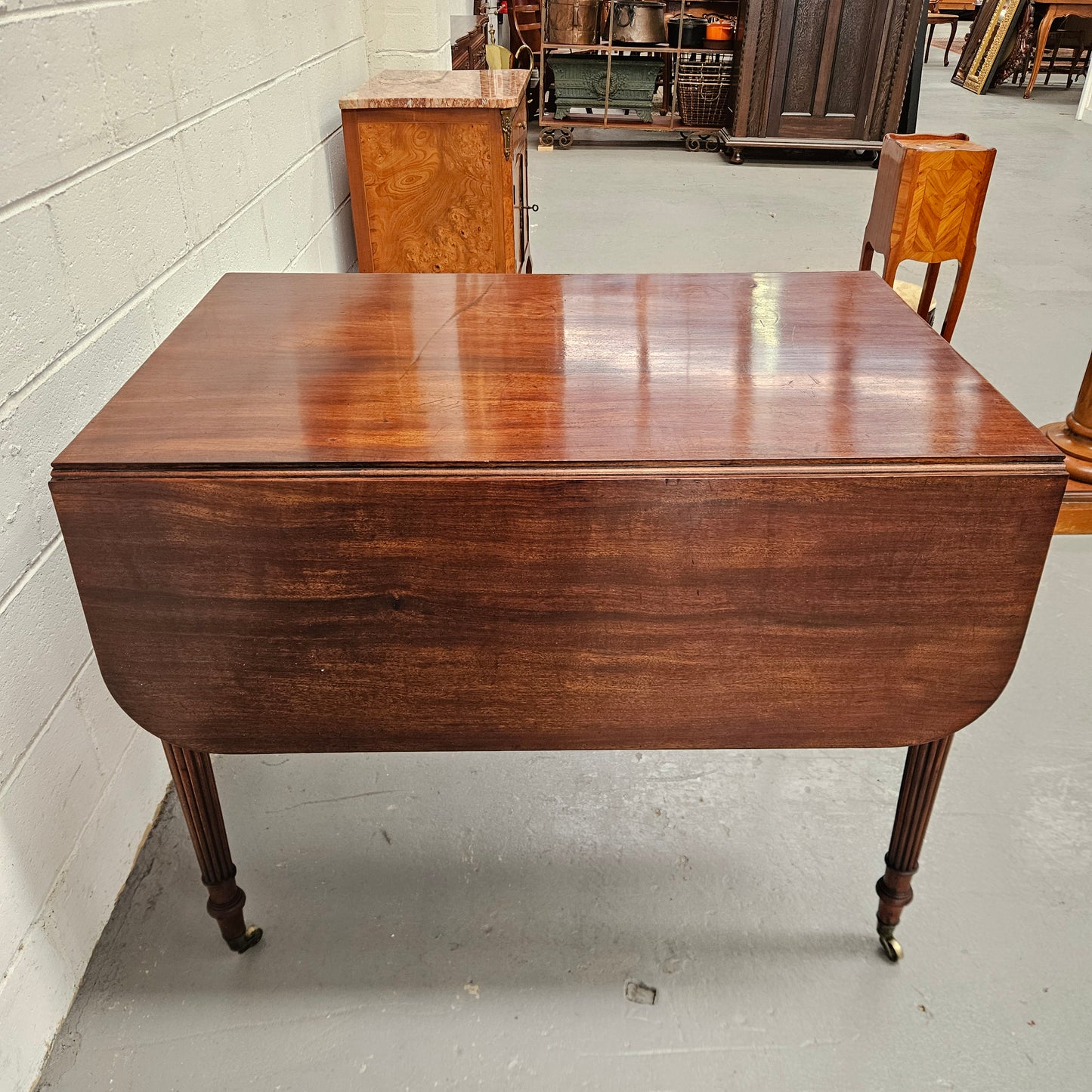 Georgian Mahogany Pembroke Table Regency Style