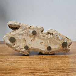 Vintage Painted Concrete Sitting Giraffe Statue | Antique & Vintage | Moonee Ponds Antiques | Australia Wide Delivery