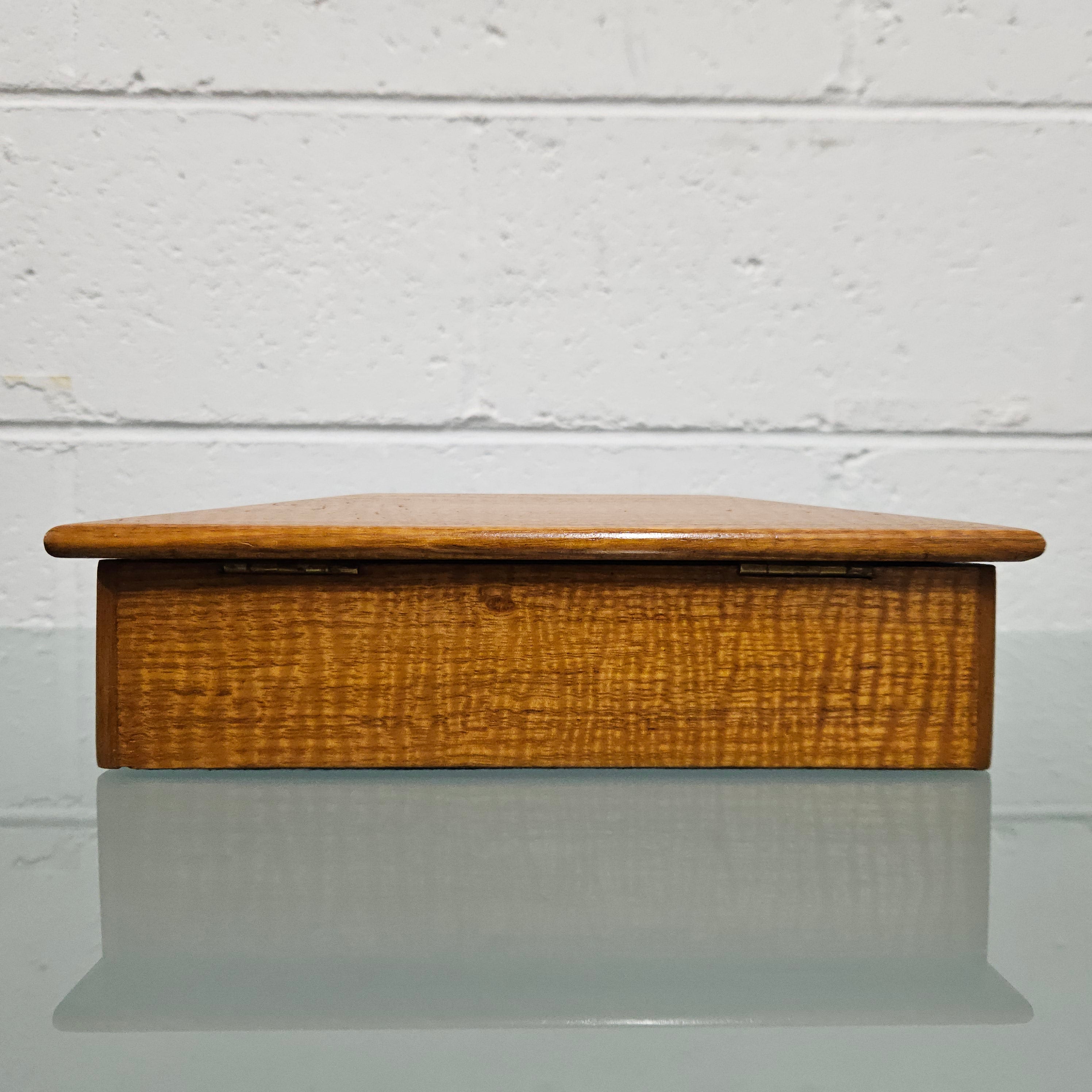 Vintage Tiger Maple Box | Antique & Vintage | Moonee Ponds Antiques | Australia Wide Delivery