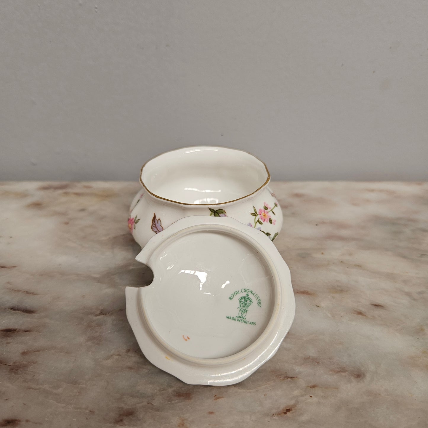 Vintage Royal Crown Derby Mustard Pot