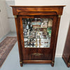 Full view of Empire-Style Mahogany Glazed Display Cabinet