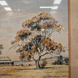 Signed Watercolour Landscape | Antique & Vintage | Moonee Ponds Antiques | Australia Wide Delivery