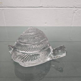 Large Pukeberg  Glass Snail Sculpture