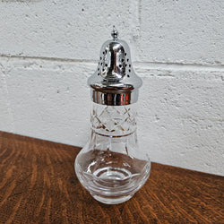 Vintage Stuart Crystal Sugar Castor, Shaker, Sifter | Antique & Vintage | Moonee Ponds Antiques | Australia Wide Delivery