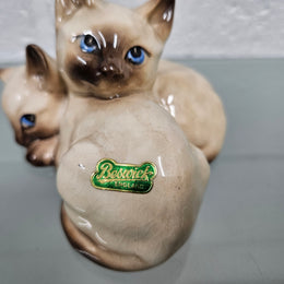 Beswick Siamese Kittens No. 1296 Figures