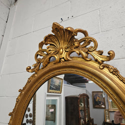 Amazing French 19th Century Oval Gilt Wall Mirror | Antique & Vintage | Moonee Ponds Antiques | Australia Wide Delivery