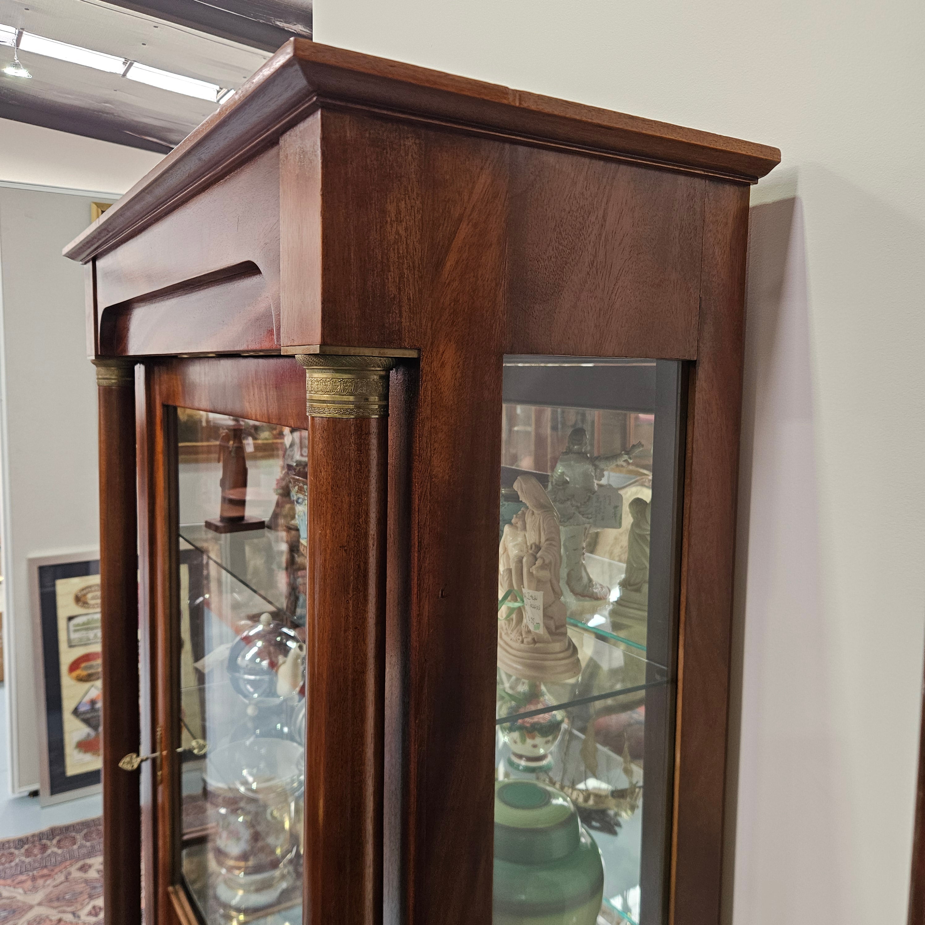 Additional view of Empire-Style Mahogany Glazed Display Cabinet (9 of 9)