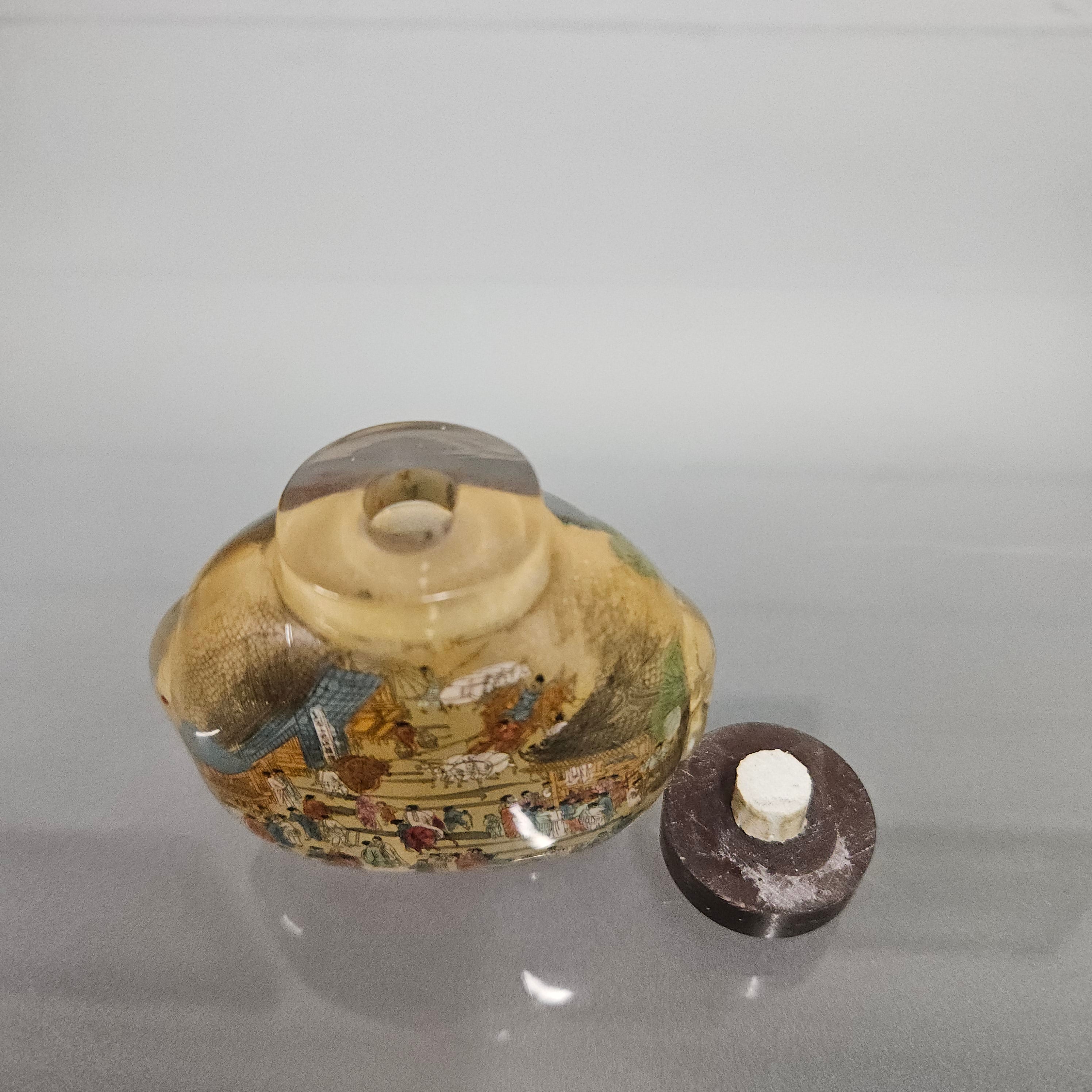 Hand Painted Chinese Snuff Bottle | Antique & Vintage | Moonee Ponds Antiques | Australia Wide Delivery
