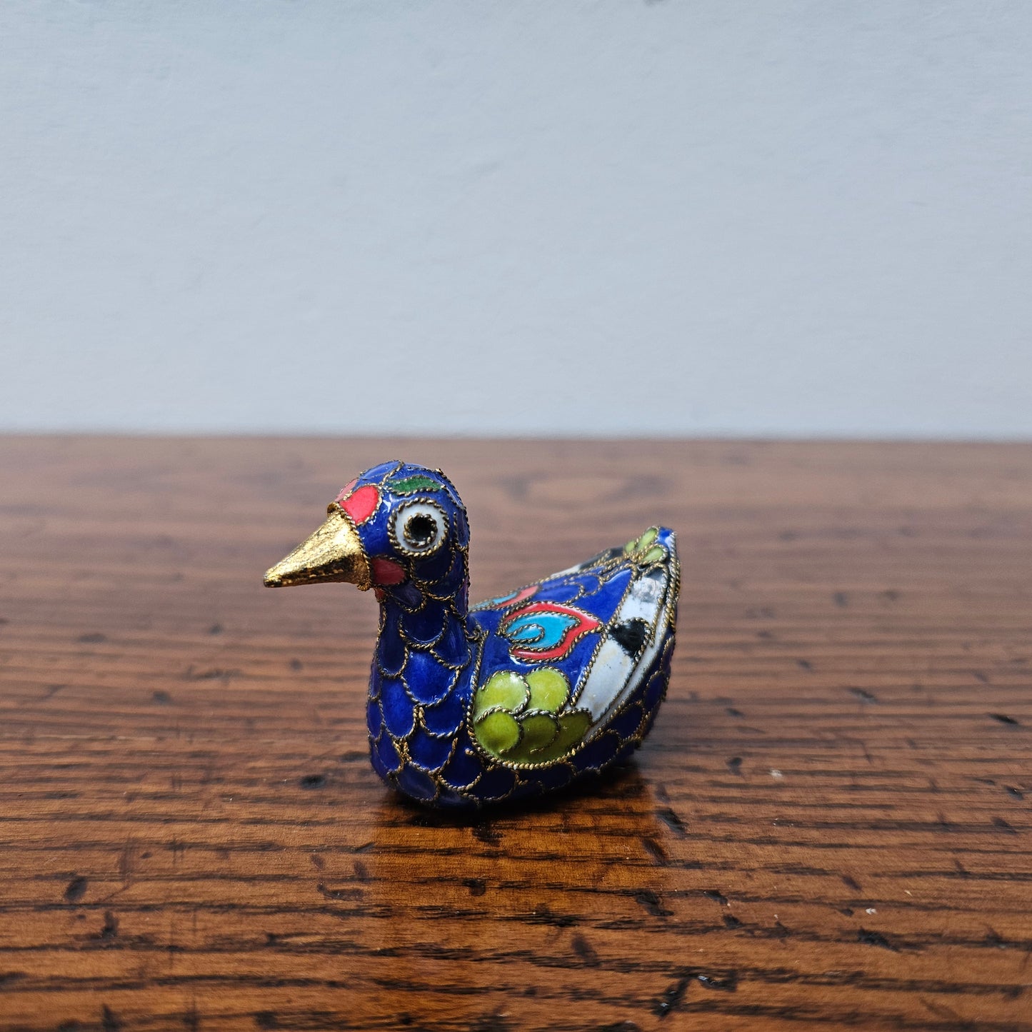 Vintage Cloisonne Duck