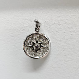 Sterling Silver And Amethyst Pendant