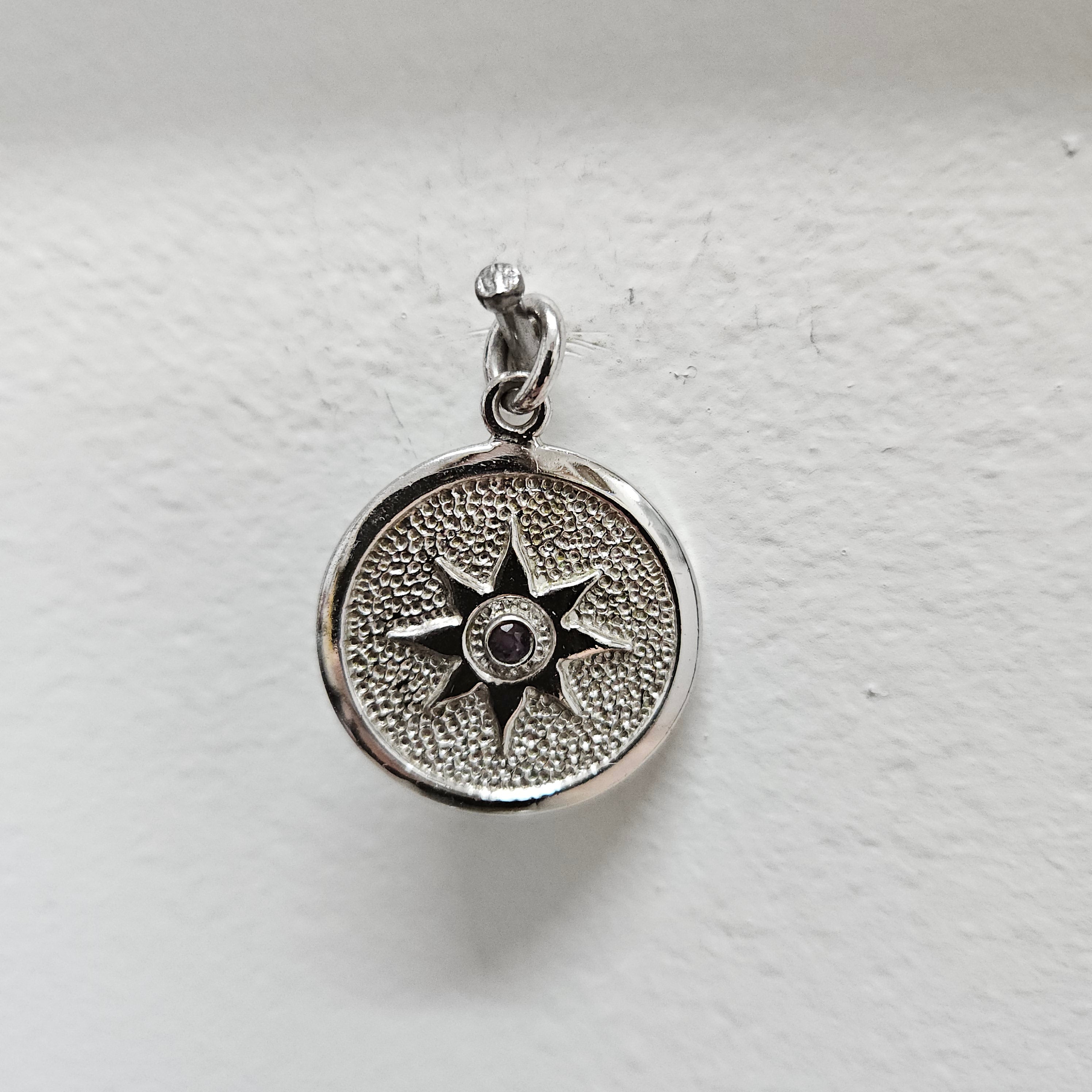 Sterling Silver And Amethyst Pendant | Antique & Vintage | Moonee Ponds Antiques | Australia Wide Delivery