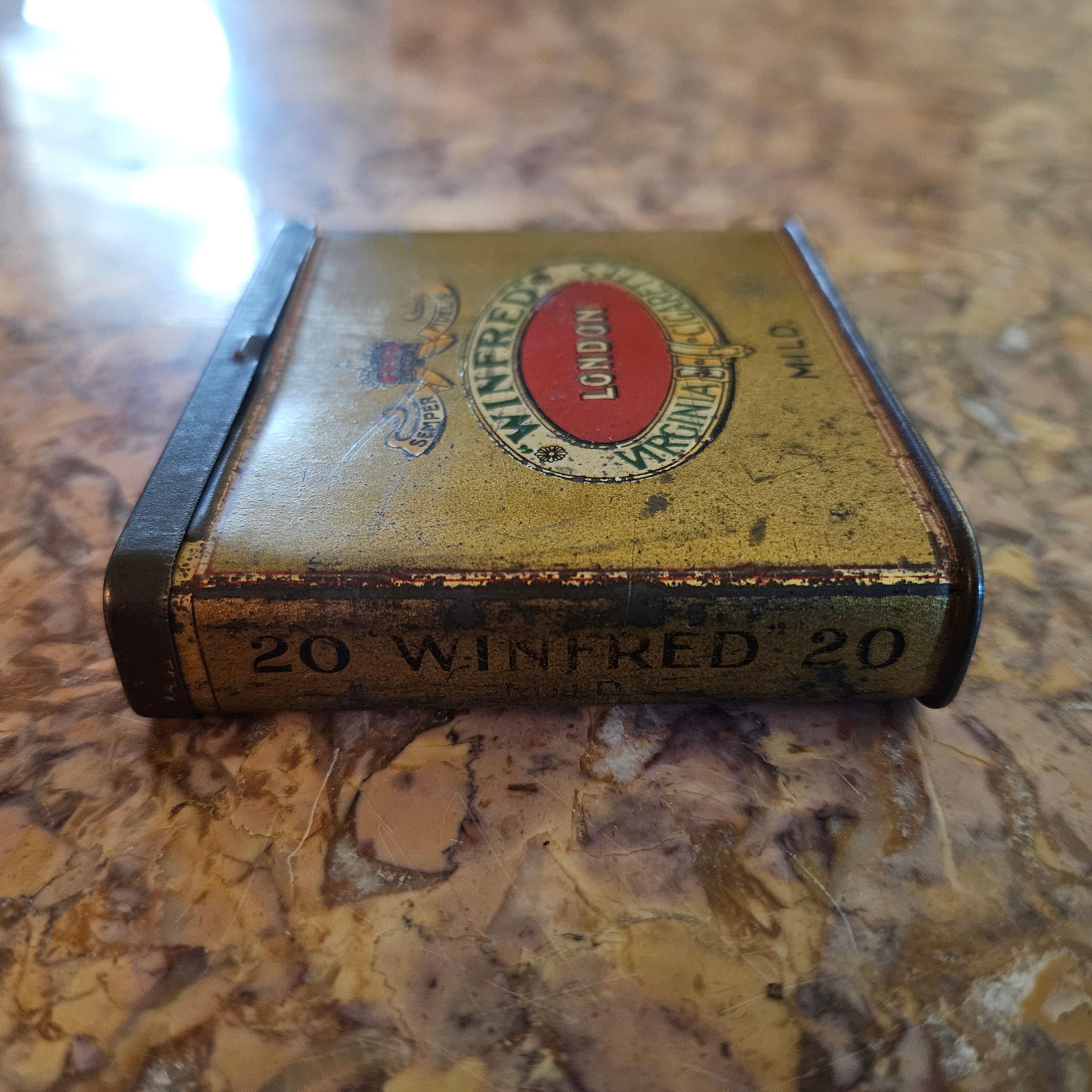 Vintage "Winifred" Cigarette Tin | Antique & Vintage | Moonee Ponds Antiques | Australia Wide