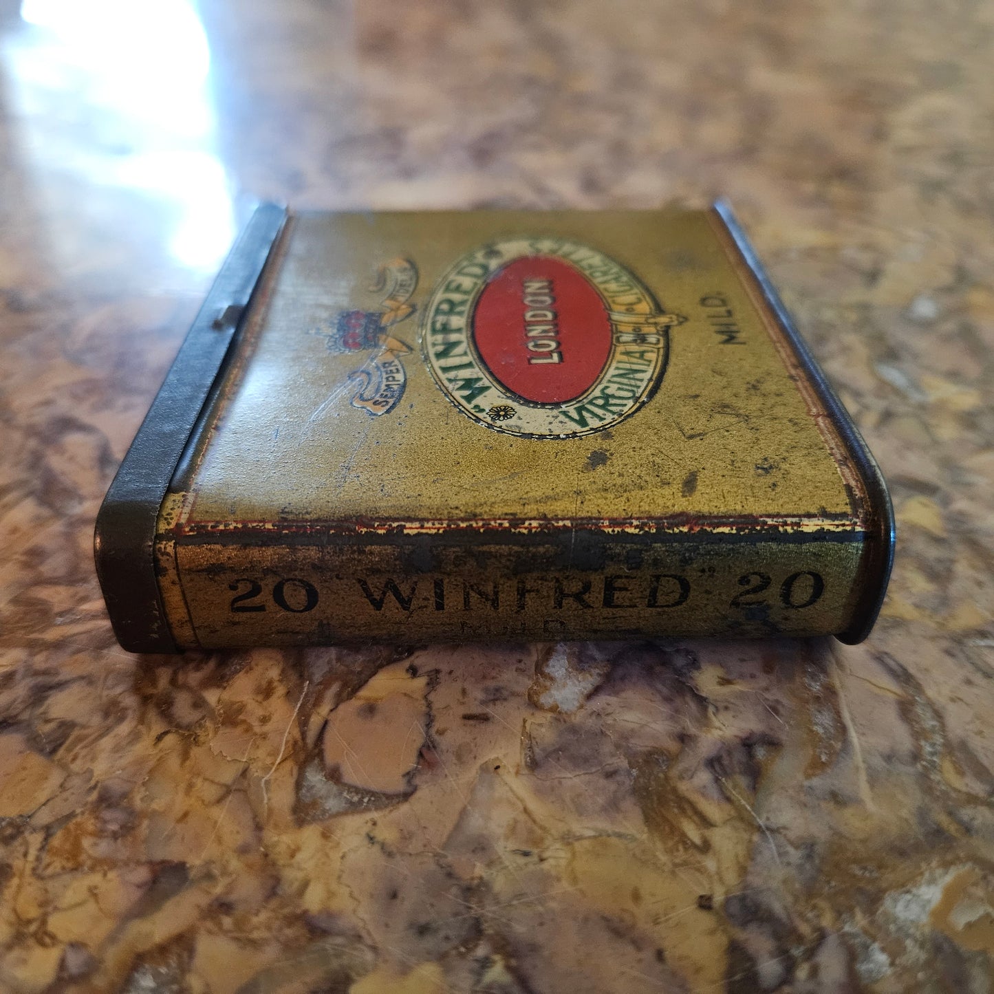 Vintage "Winifred" Cigarette Tin