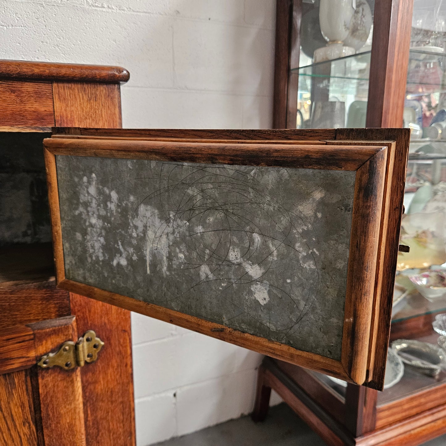 Vintage Oak Ice Chest