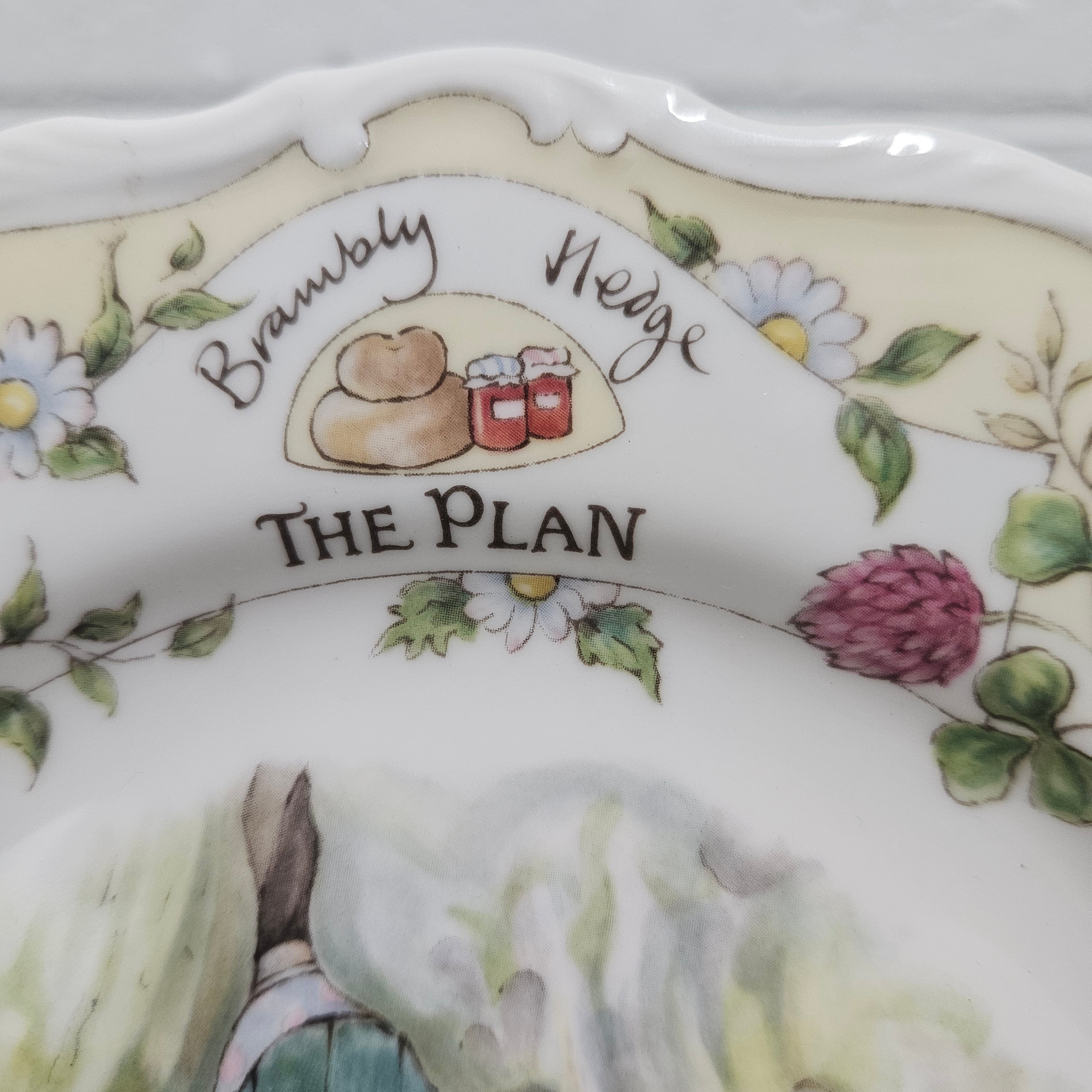 Vintage Royal Doulton Brambly Hedge "The Plan" Plate Made in England | Antique & Vintage | Moonee Ponds Antiques | Australia Wide Delivery