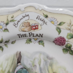 Vintage Royal Doulton Brambly Hedge "The Plan" Plate Made in England | Antique & Vintage | Moonee Ponds Antiques | Australia Wide Delivery