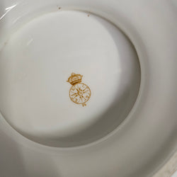 Antique Royal Worcester Hand Painted Comport