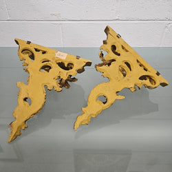 Pair Of Florentine Wall Shelf Brackets | Antique & Vintage | Moonee Ponds Antiques | Australia Wide Delivery