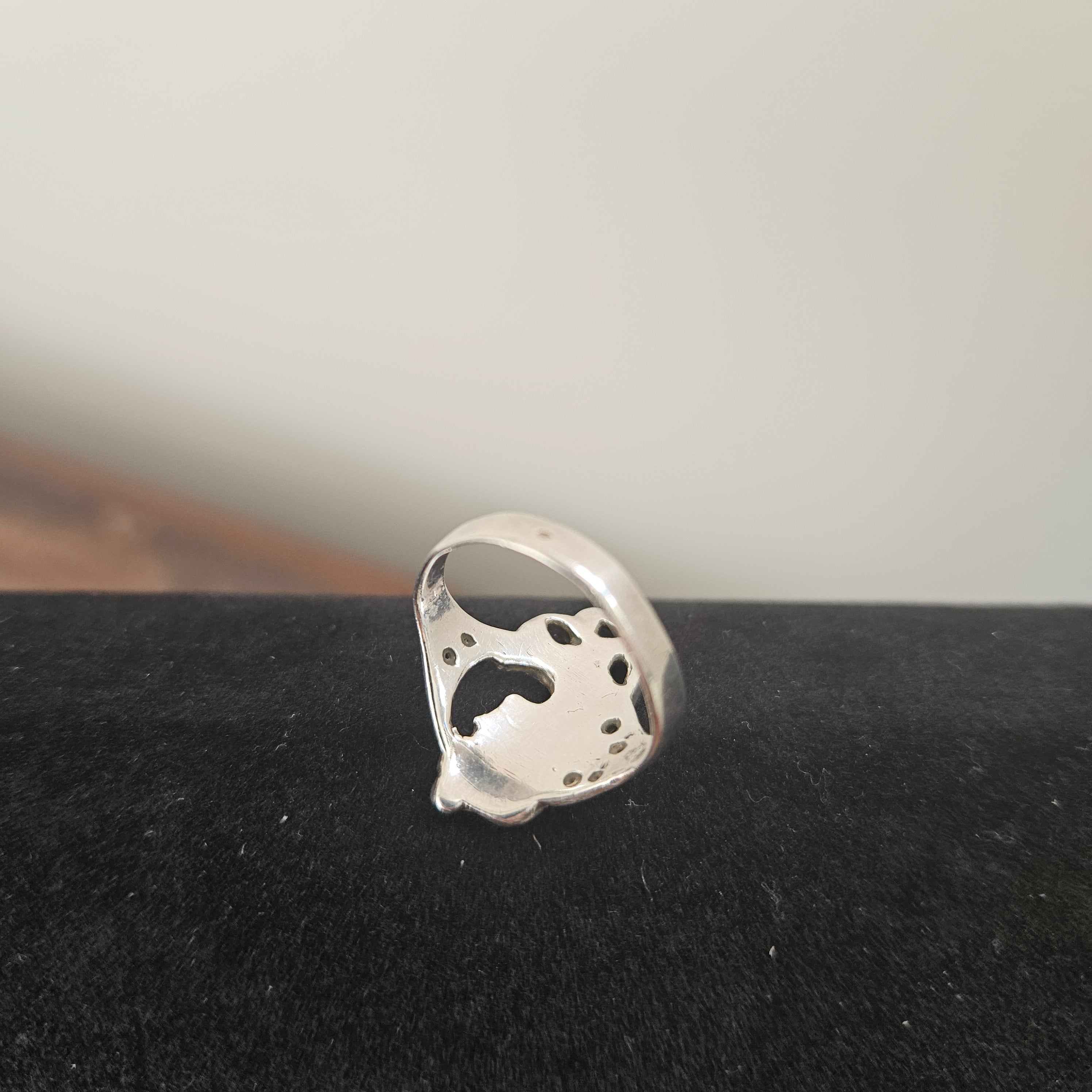 Vintage Sterling Silver Art Nouveau Style Ring