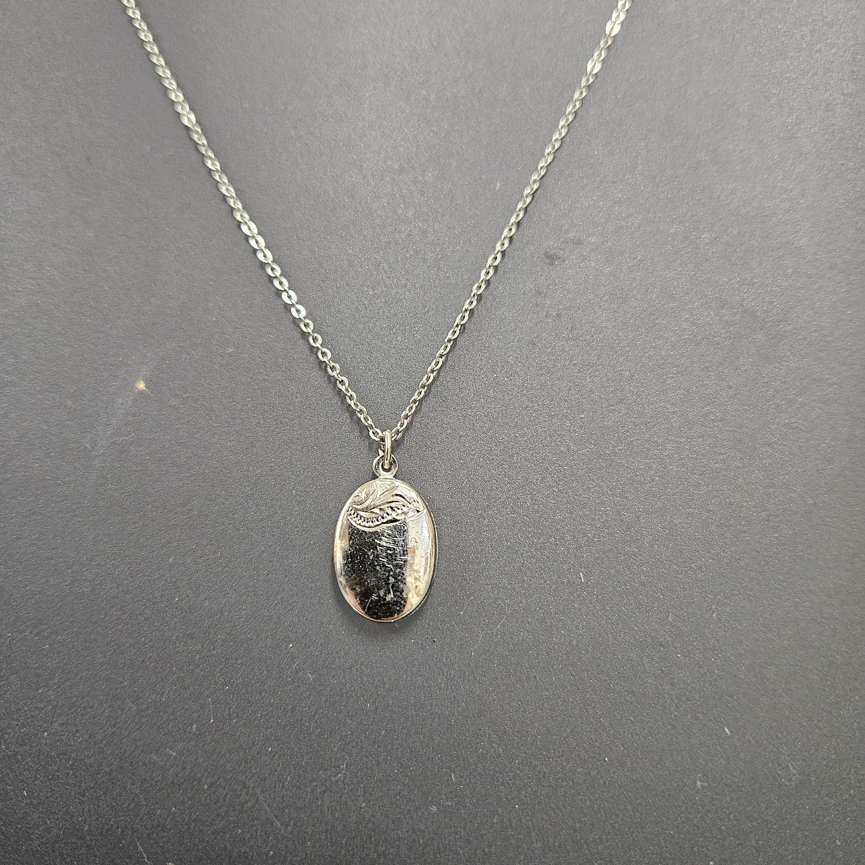 Sterling Silver Locket With Chain | Antique & Vintage | Moonee Ponds Antiques | Australia Wide Delivery
