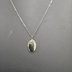 Sterling Silver Locket With Chain | Antique & Vintage | Moonee Ponds Antiques | Australia Wide Delivery