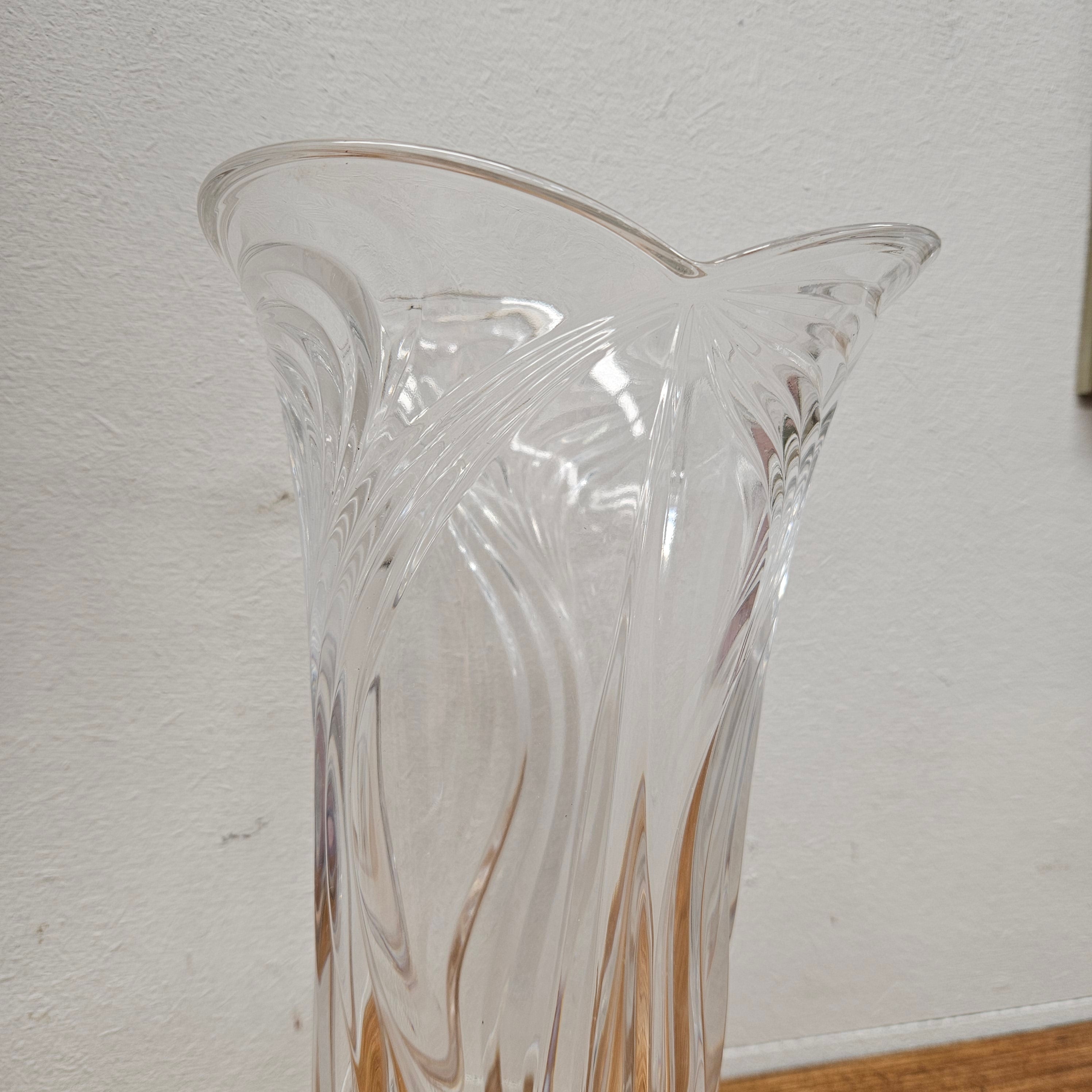 Vintage Swirl Design Crystal Vase | Antique & Vintage | Moonee Ponds Antiques | Australia Wide Delivery