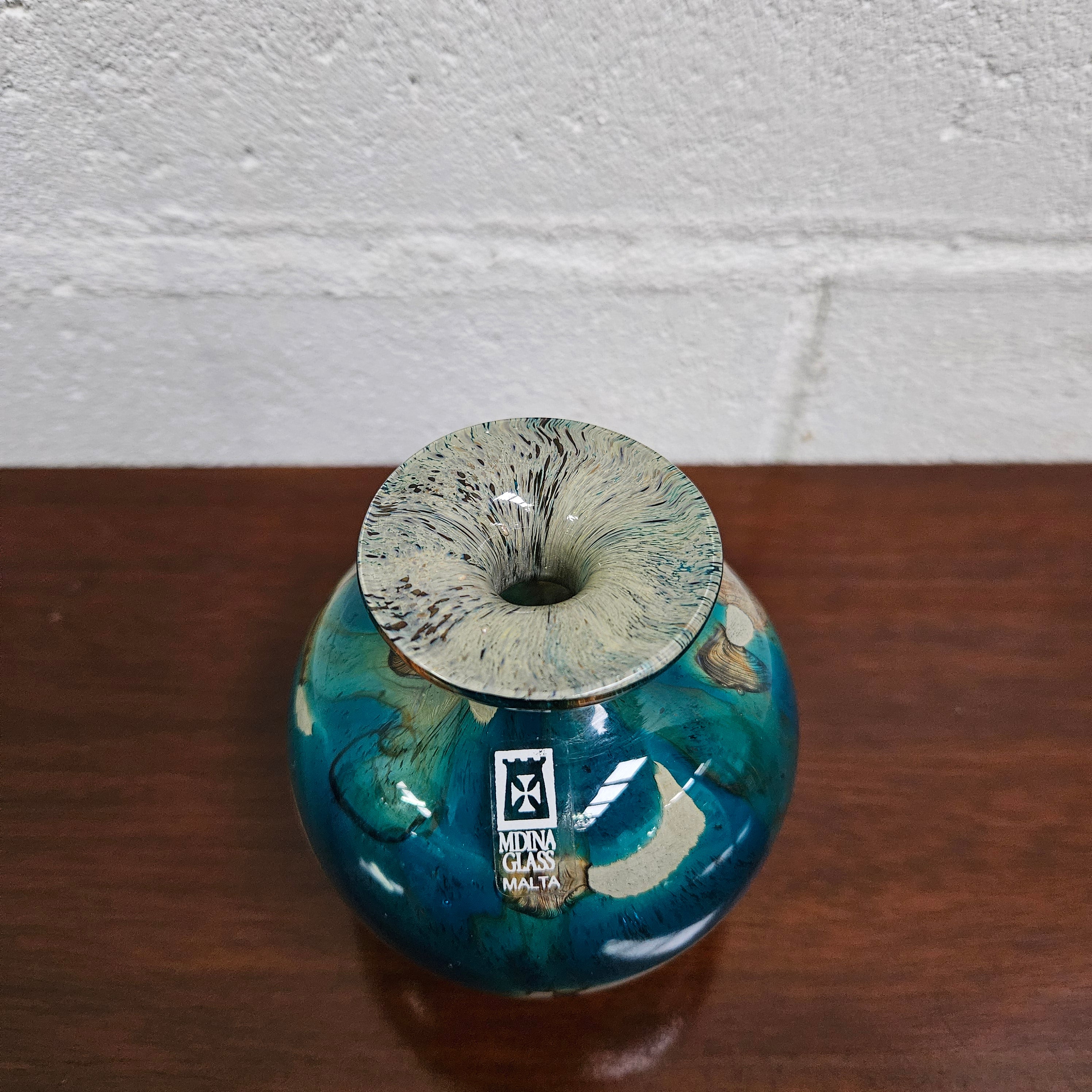Vintage Signed Mdina Art Glass Vase | Antique & Vintage | Moonee Ponds Antiques | Australia Wide Delivery