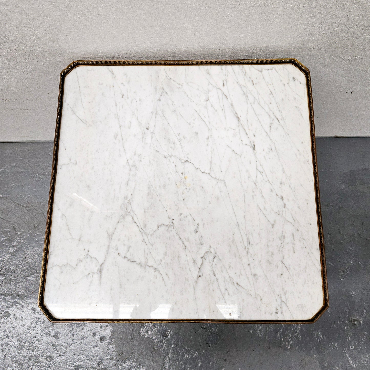 Louis XV Style Marble Top Coffee Table