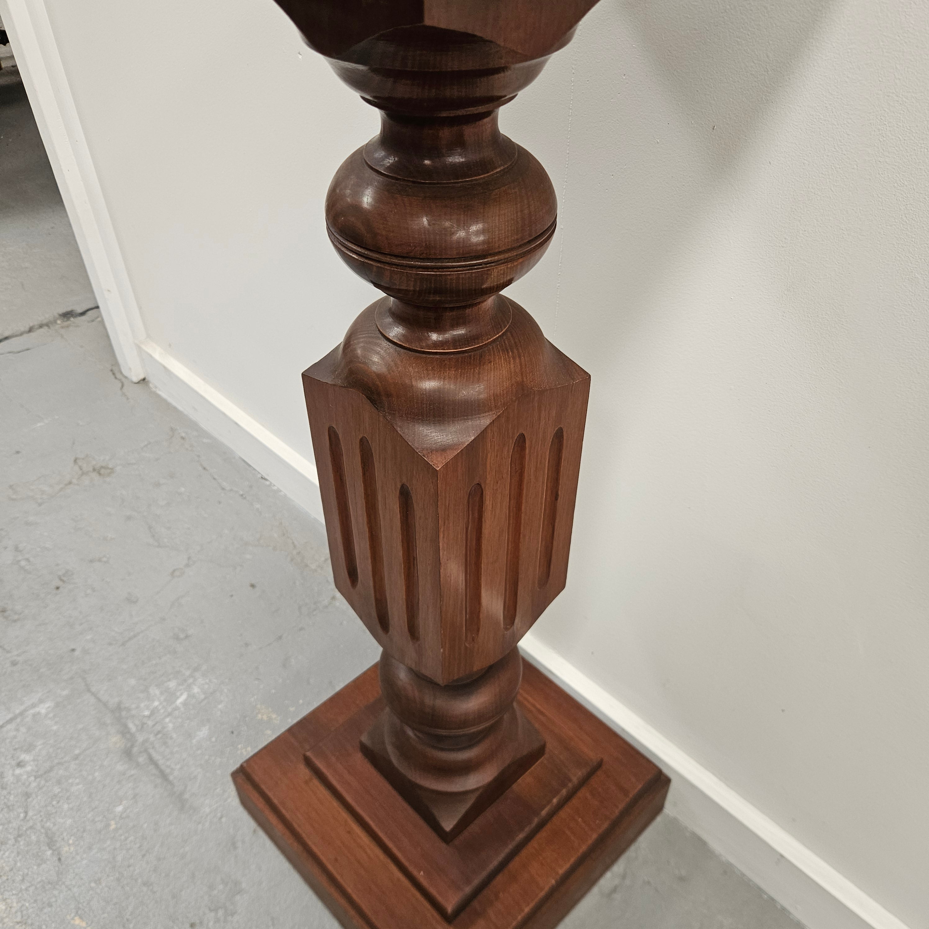 Stunning Antique Walnut Pedestal | Antique & Vintage | Moonee Ponds Antiques | Australia Wide Delivery