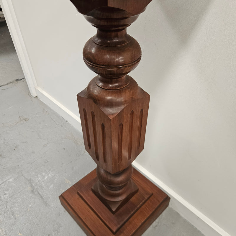 Stunning Antique Walnut Pedestal