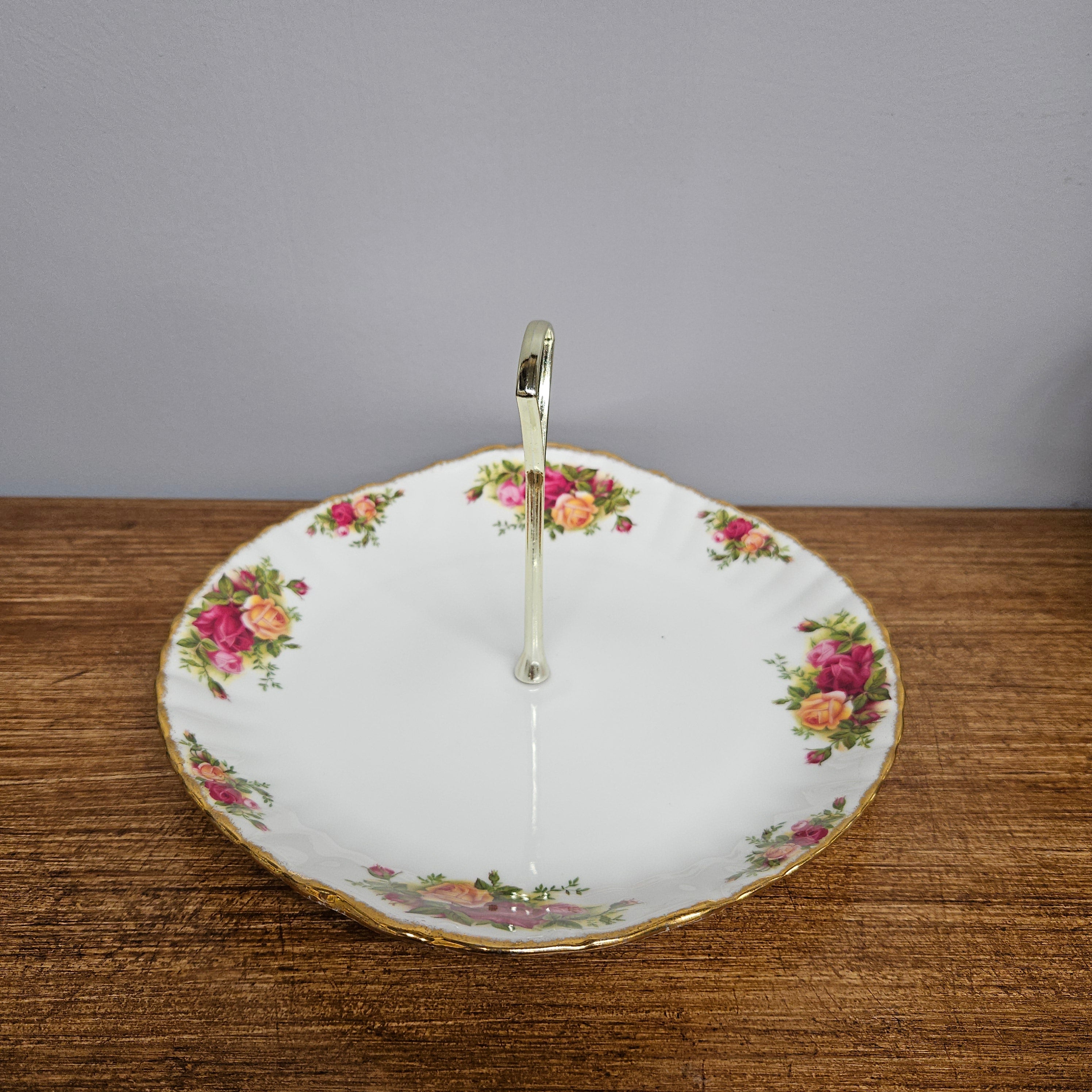 Royal Albert "Old Country Roses" Cake Stand | Antique & Vintage | Moonee Ponds Antiques | Australia Wide Delivery