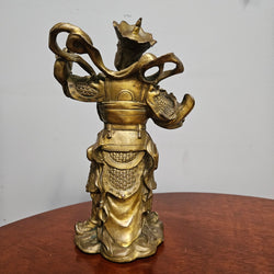 Vintage Bronze Of Guan Yu Chinese Deity