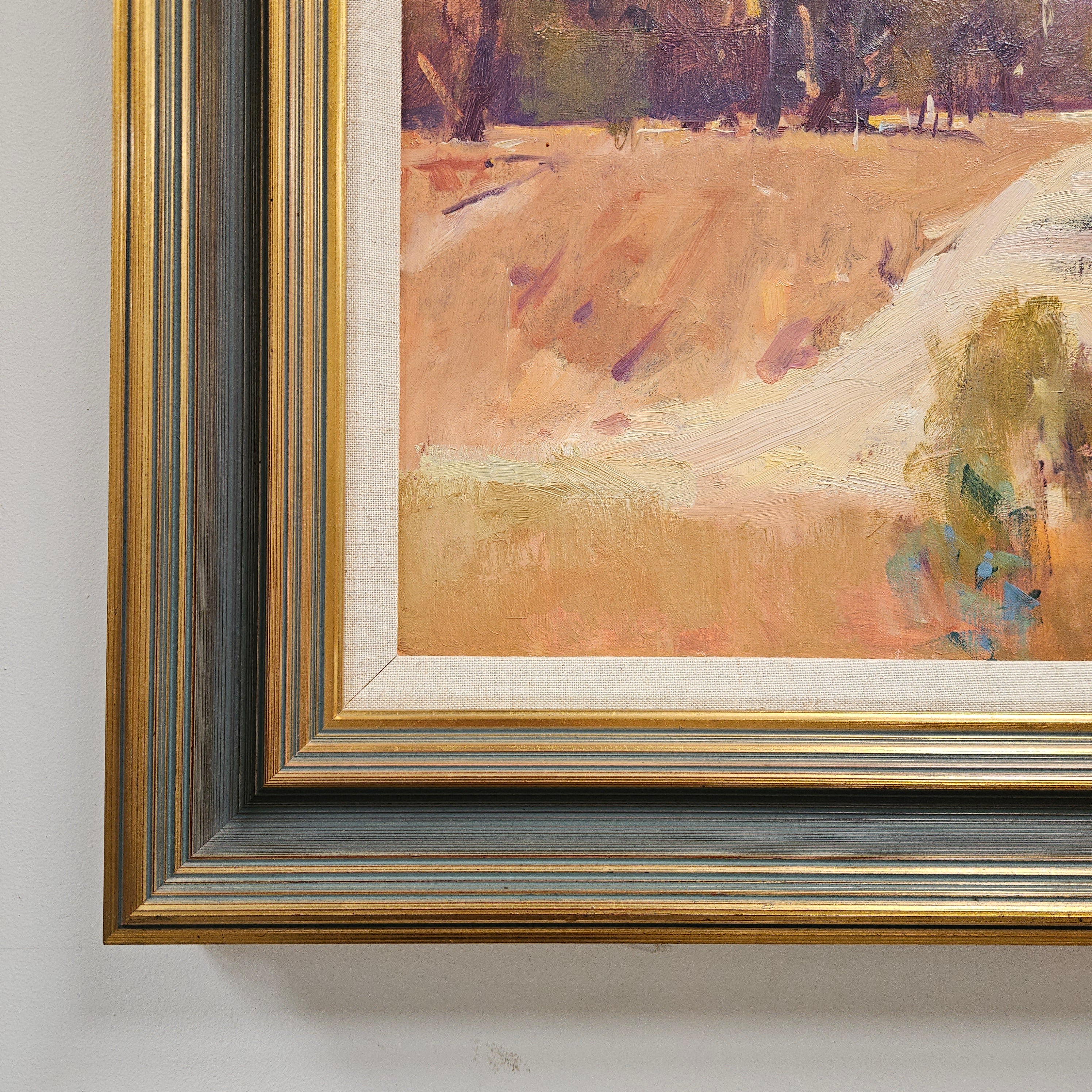 Framed Australian Oil on Canvas Painting Signed by Peter Smales | Antique & Vintage | Moonee Ponds Antiques | Australia Wide Delivery