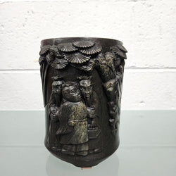 Antique Qing Dynasty Hand Carved Soap Stone Scholar's Brush Pot | Antique & Vintage | Moonee Ponds Antiques | Australia Wide Delivery