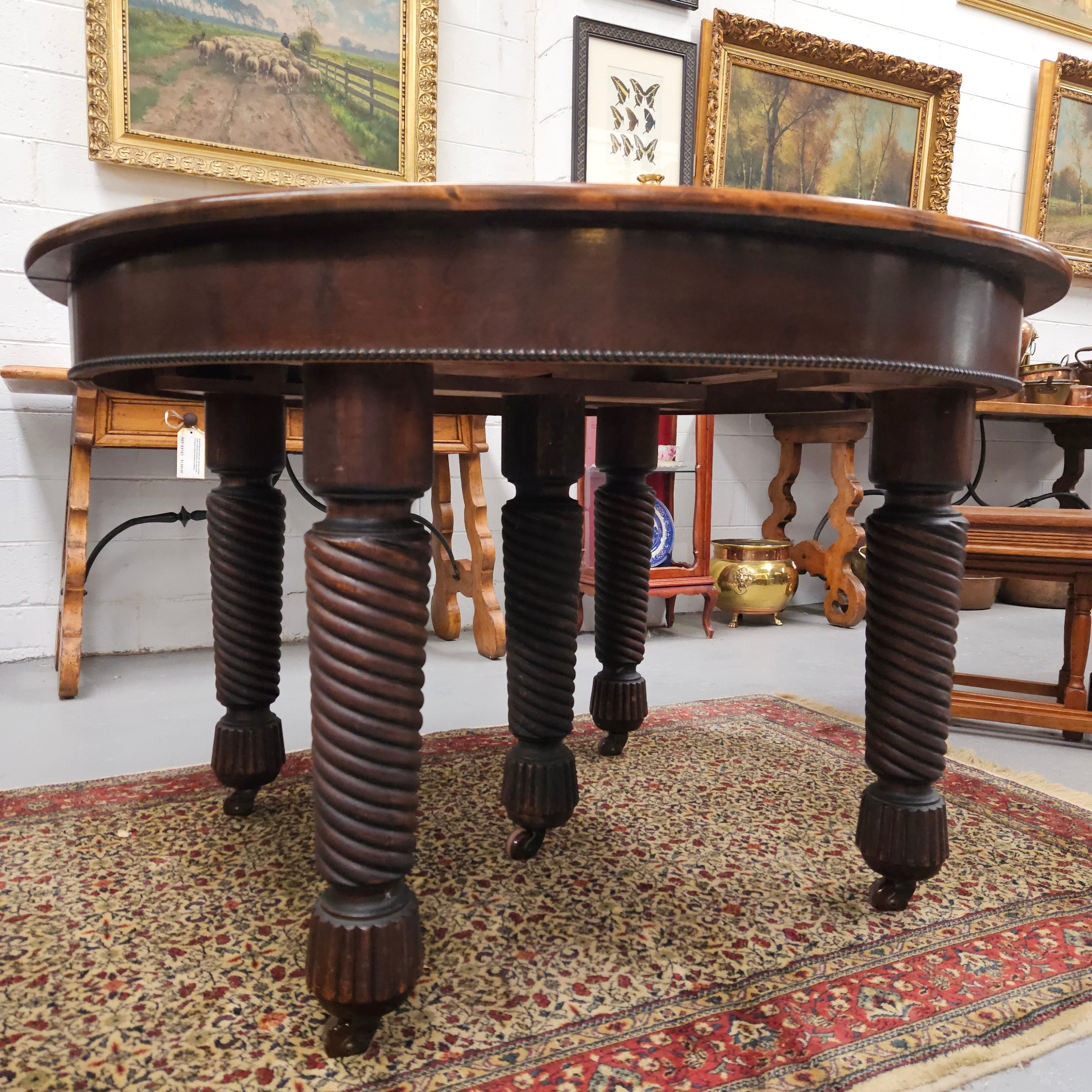 Queensland Coachwood Extension Table | Antique & Vintage | Moonee Ponds Antiques | Australia Wide Delivery