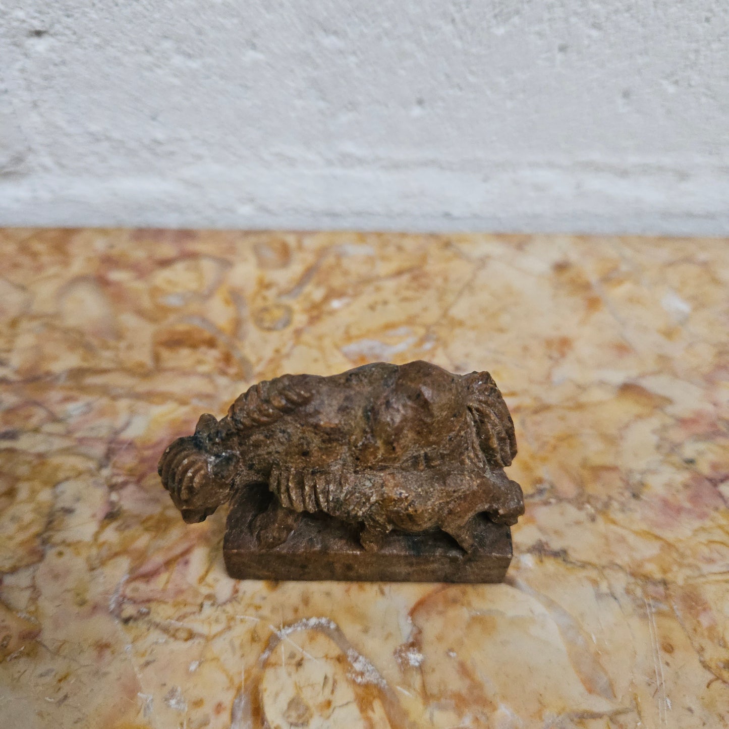 Vintage Carved Buffalo